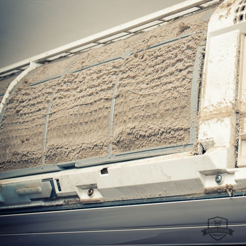 A Dirty Air Filter Affects Air Quality.