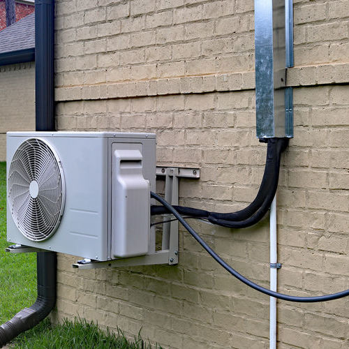 Outdoor Unit of Ductless Air Conditioner.