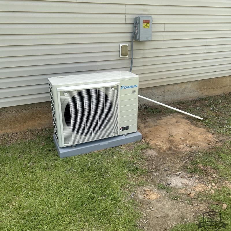 Heat pump install