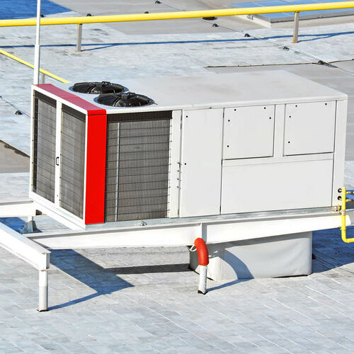 A Commercial Rooftop HVAC Unit