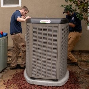 Installing a Lennox air conditioner