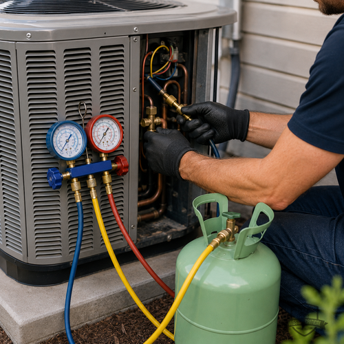 ac refrigerant refill